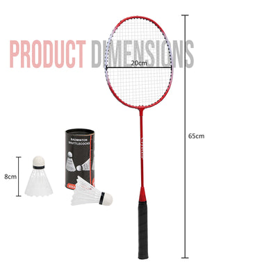 Badminton 2 Racket & Shuttlecocks Set