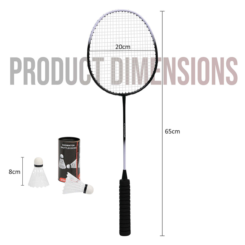 Beginners Badminton 2 Racket & Shuttlecocks