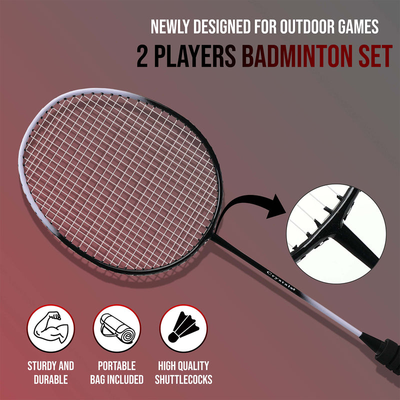 Beginners Badminton 2 Racket & Shuttlecocks