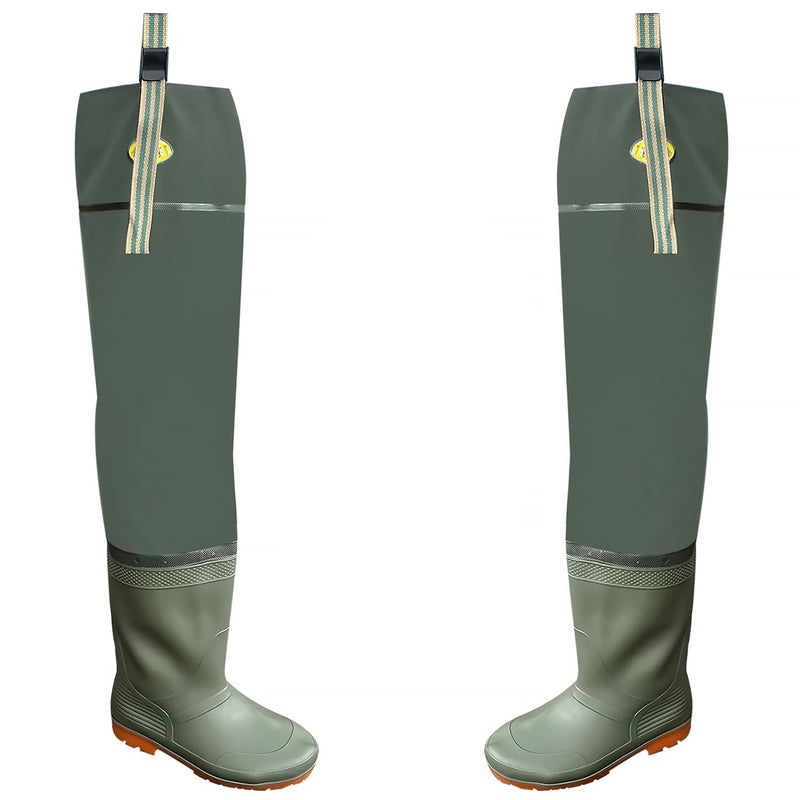 Lightweight Hip Waders with Cleated Sole Dennyshop UK