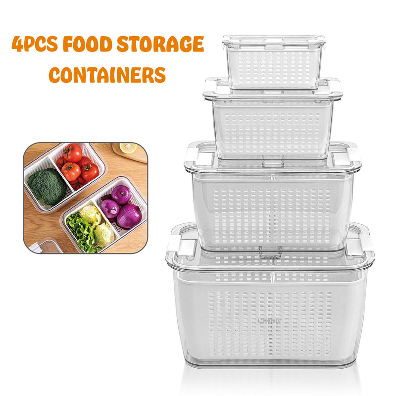 Fruit Vegetable Fridge Organiser Storage Box