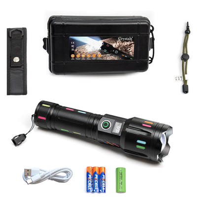 LED Torch Super Bright Flashlight 2000 Lumens