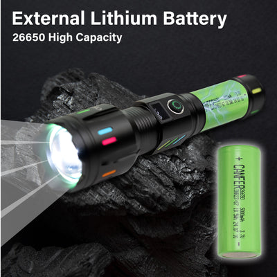 LED Torch Super Bright Flashlight 2000 Lumens