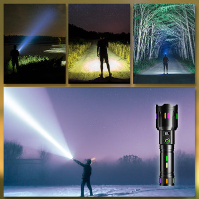 LED Torch Super Bright Flashlight 2000 Lumens