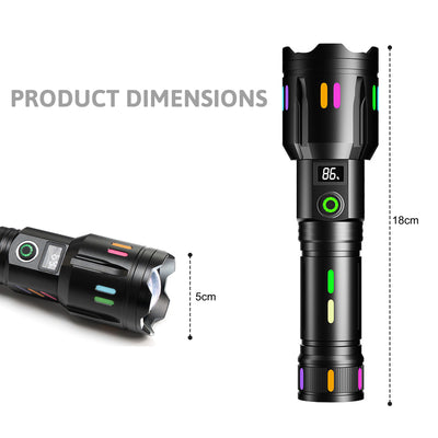 LED Torch Super Bright Flashlight 2000 Lumens