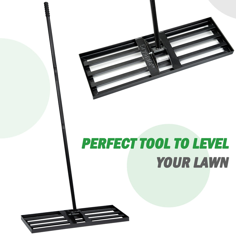 Lawn Leveling Rake Lawn Tool - 30"x10"