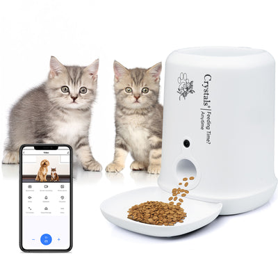 Automatic Smart Pet Feeder with 1080p Wifi Camera