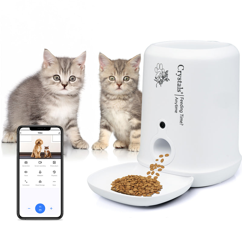 Automatic Smart Pet Feeder with 1080p Wifi Camera