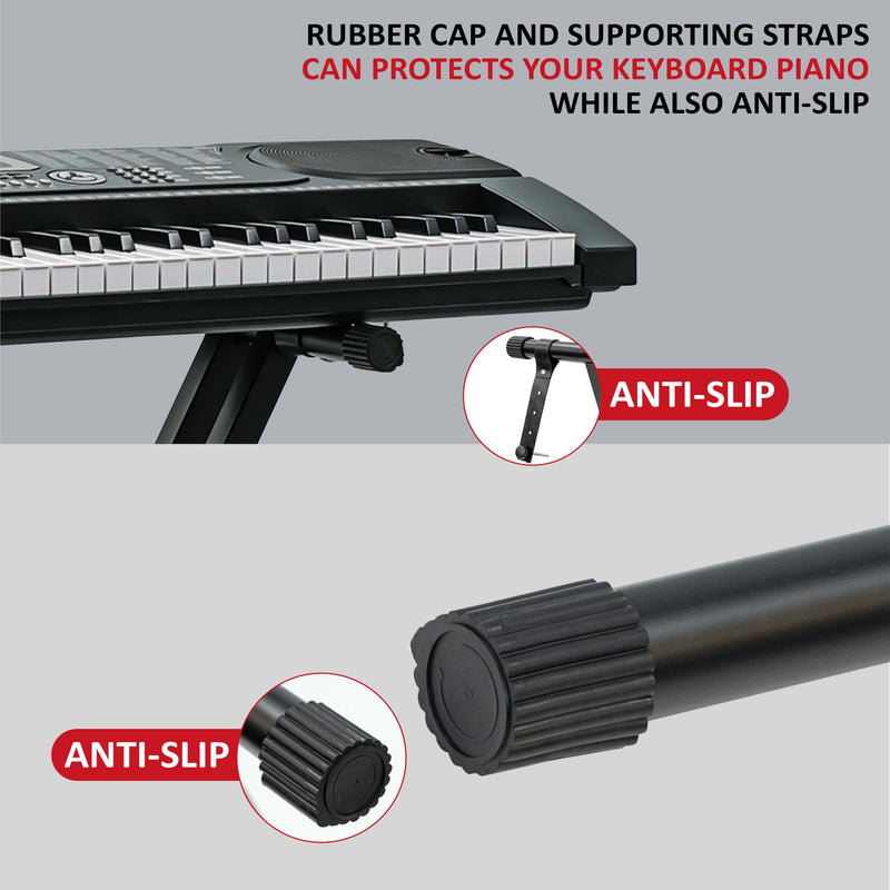 Double Tubes  X Frame Keyboard Stand