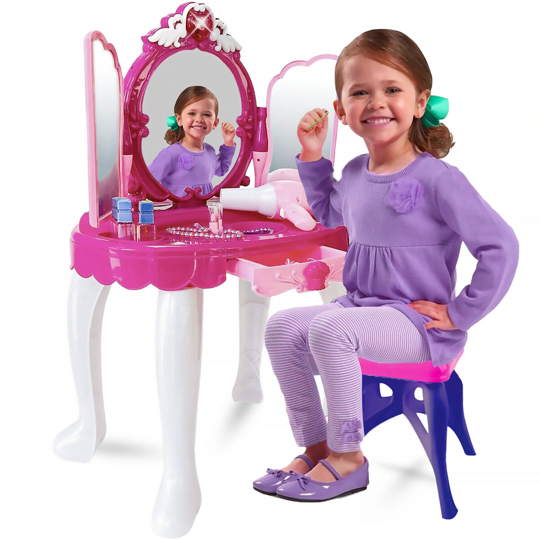 Girls Fun Toy Glamour Dressing Table Dennyshop UK